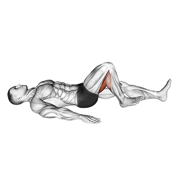 Animated demonstration: single leg platform slide — target hamstrings