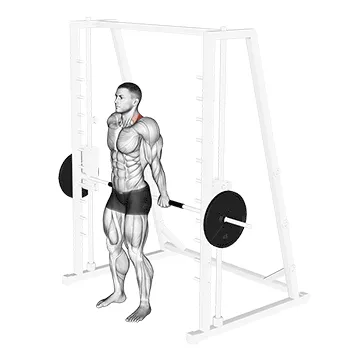 Animated demonstration: smith back shrug — target traps