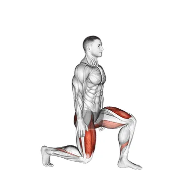 split squats — target quads