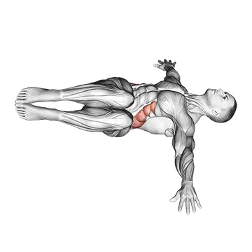 Animated demonstration: bent knee lying twist (male) — target glutes